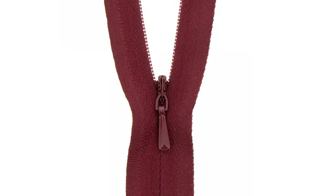 Milward Concealed Invisible Closed End Zips Wine