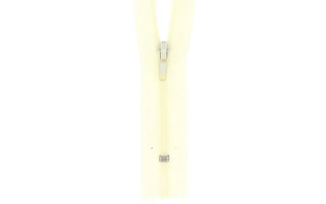 Milward Nylon Dress & Skirt Closed End Zips Cream