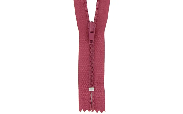 Milward Nylon Dress & Skirt Closed End Zips Dark Pink