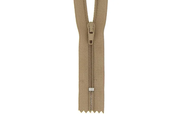 Milward Nylon Dress & Skirt Closed End Zips Sandalwood