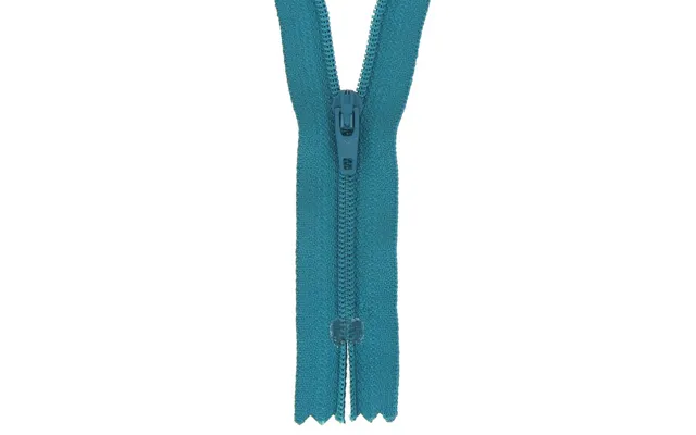 Milward Nylon Dress & Skirt Closed End Zips Teal