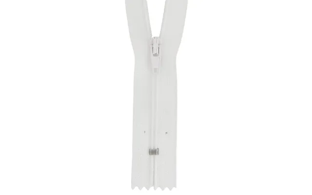 Milward Nylon Dress & Skirt Closed End Zips White