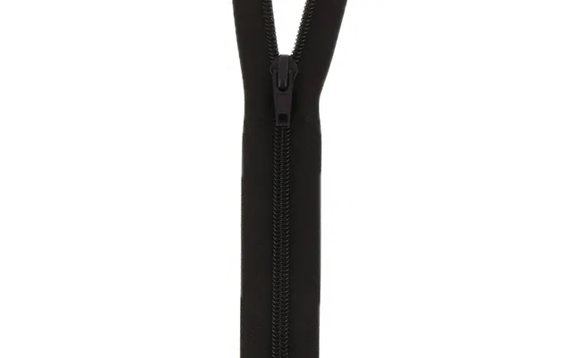 Milward Nylon Open End Zips Dark Brown
