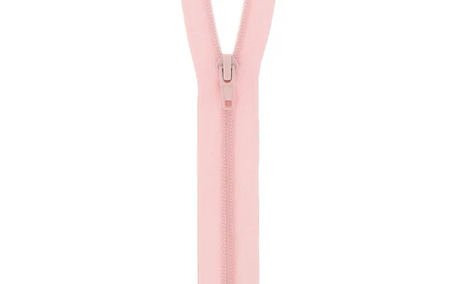 Milward Nylon Open End Zips Light Pink