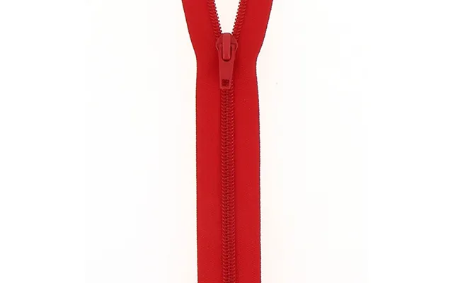 Milward Nylon Open End Zips Red