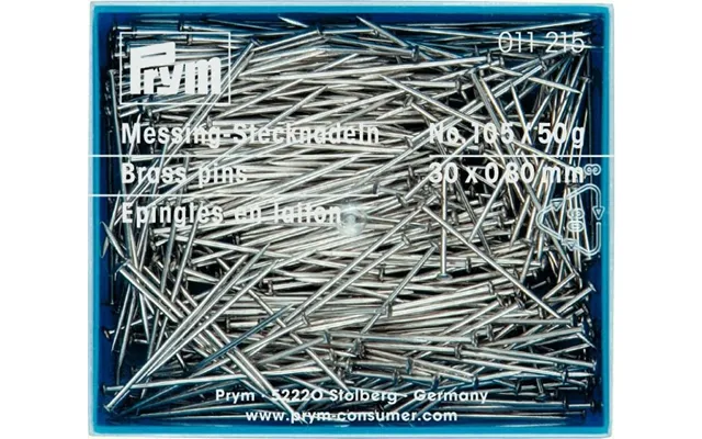 Prym Straight Pins Gold