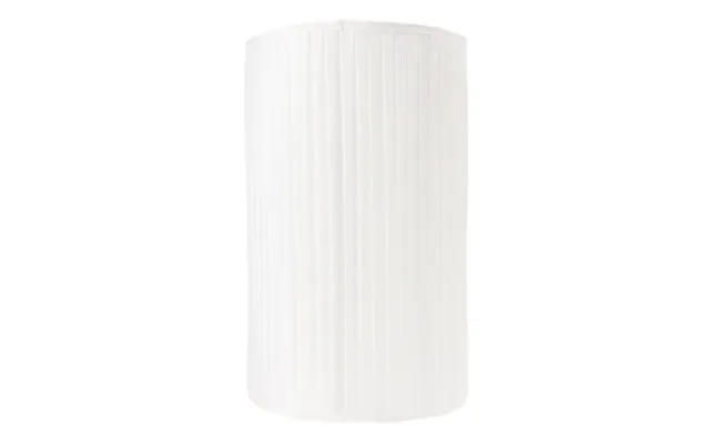 Fornasetti Cylindrical Pleated Lampshade White - White