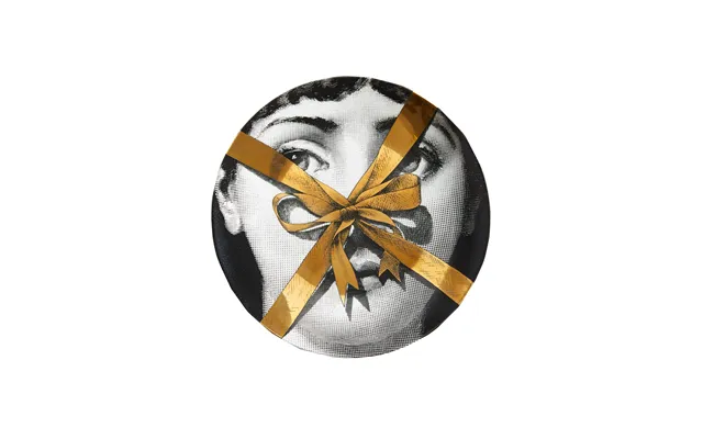 Fornasetti N.171 Wall Plate Gold Bow - Os