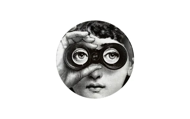 Fornasetti Wall Plate - B W