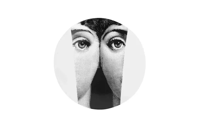 Fornasetti Wall Plate Tema E Variazioni N.13 - B W