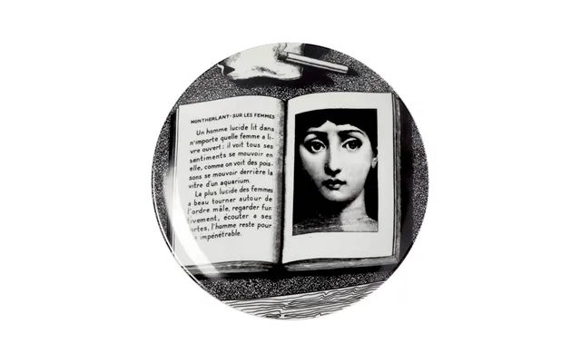 Fornasetti Wall Tema E Variazioni N.201 Plate - B W