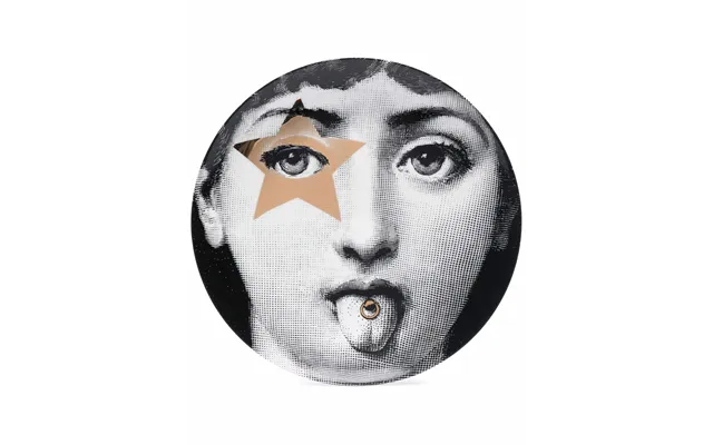 Fornasetti Wall Tema E Variazioni N.381 Plate - G B W