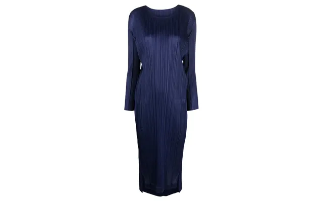 Issey Miyake Pleats Please Dress Navy - 5