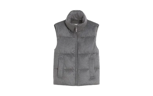 Max Mara Mtcamoroso Puffer Vest M Grey - 42 It