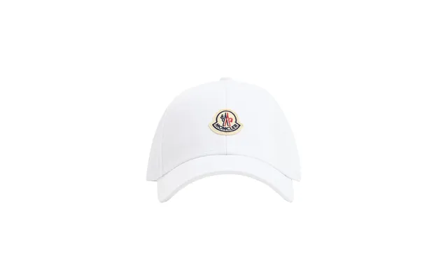 Moncler Men Gabardine Baseball Cap White - Os