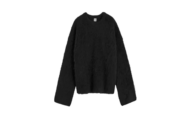 Toteme Boxy Alpaca Jumper Black - Xs S