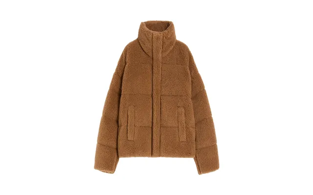 Weekend Maxmara Cropped Wool Down Jacket Camel - 42 It
