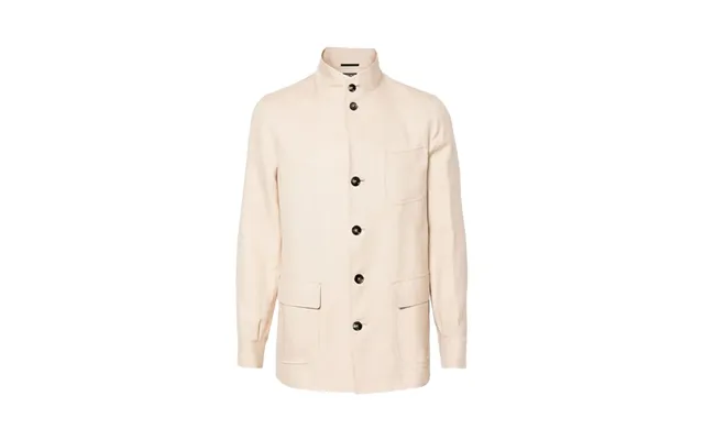 Zegna Linen-blend Shirt Jacket - 52