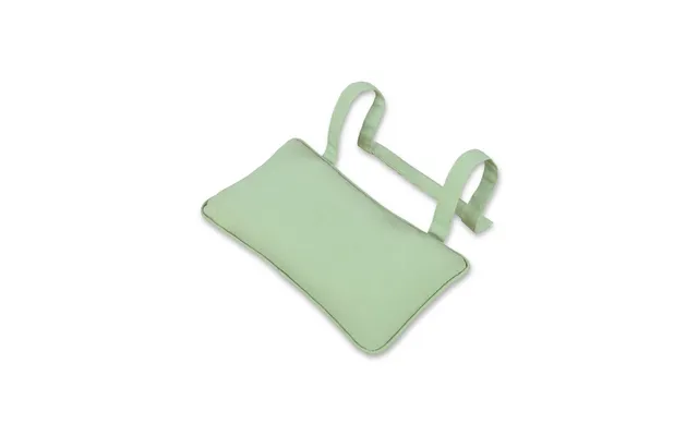 Headrest Padded Garden Chair Or Sun Lounger Cushion 30 X 15cm - Basil Green