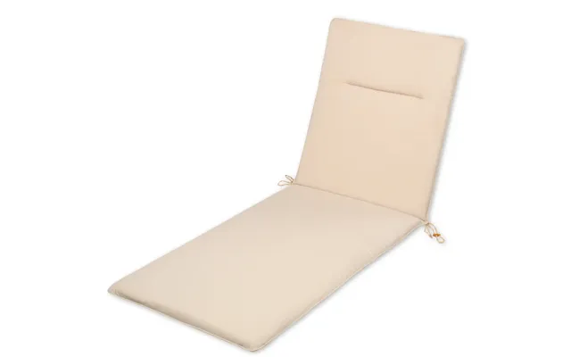 Padded Sun Lounger Cushion 178 X 60cm - Sand