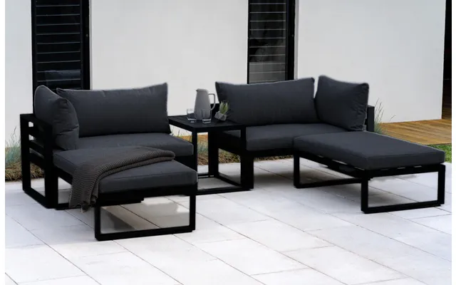 Santorini Modular Lounge Set Replacement Cushions Covers - Cushions & Covers Black