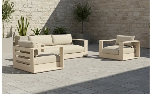 Sloane 5 Seater Aluminium Garden Sofa And Armchair Set