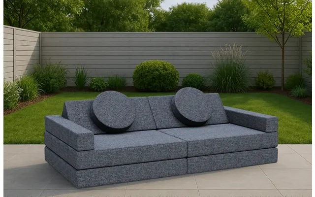 Sonny Kids Outdoor Play Sofa - Grey
