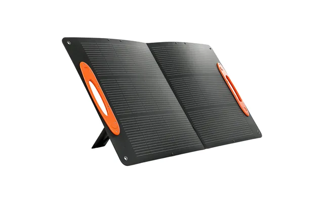 100w Portable Solar Panel, Foldable Solar Charger With Usb-a & Usb-c Fast Charging Output, Ip67 Waterproof For Mobile Ph