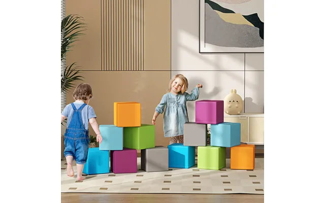 12 Pcs Soft Play Blocks - Soft Foam Toy