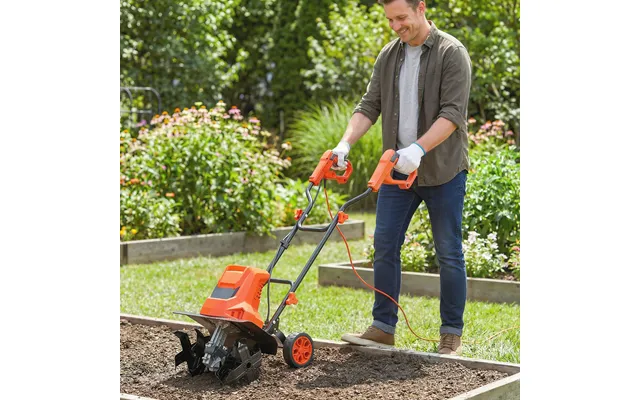 1500w Electric Garden Tiller W Foldable Handle - 40cm Working Width