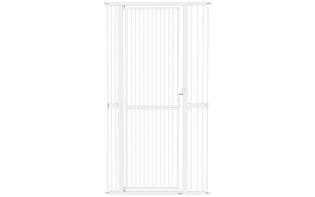 180cm Extra Tall Pet Gate With 3.5 Cm Narrow Gap, Pressure Mounted No Drilling Cat Gate For Doorways, 76-104cm Width - W