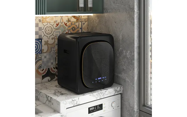 2.5 Kg Compact Tumble Dryer, With Uv Sterilisation - Black
