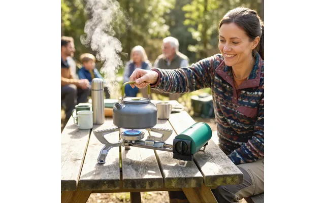 2670w Foldable Camping Stove With Safety Shut-off - Piezo Ignition Gas Stove With Carry Bag