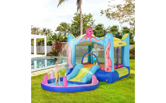 Bounce Castle Inflatable Trampoline Slide Pool Octopus Design 3