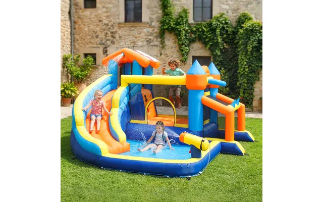 Bouncy Castle For Kids - Inflatable Bounce House With Long Slide