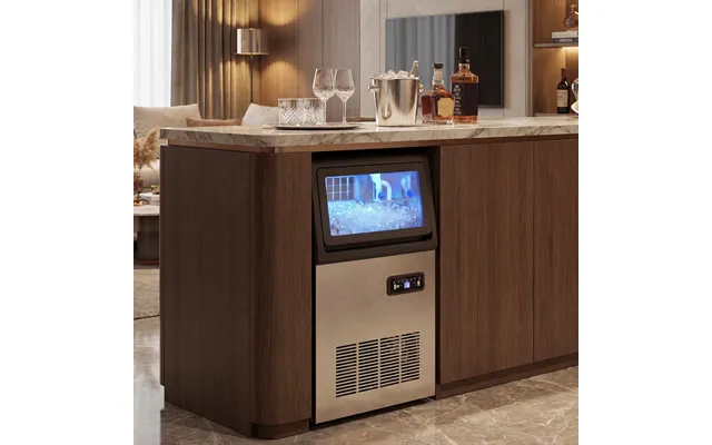 Commercial Ice Maker Machine - 45kg 24h Stainless Steel Under Counter Or Freestanding Ice Machine