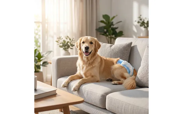 Disposable Dog Diapers Female For L Dogs Incontinence Or Excitable Urination And Training 48 Count