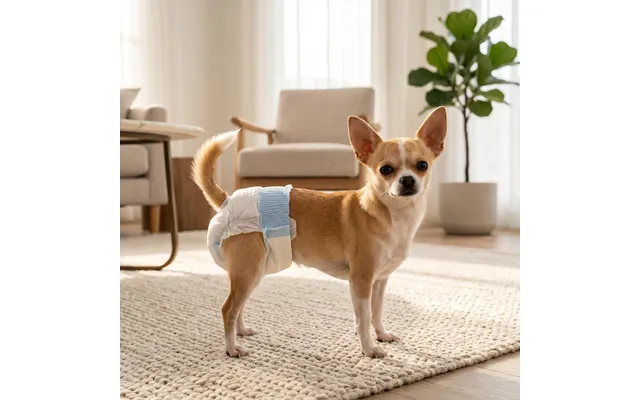 Disposable Dog Diapers Female Incontinence Or Excitable Urination And Training 48 Count - Xs