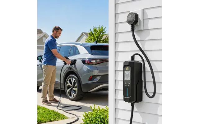 Ev Charger Type 2 To 3 Pin Plug - 10 M