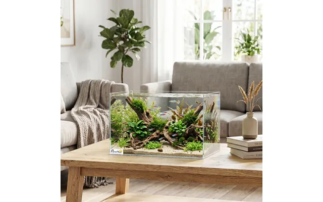 Fish Tank Bare Glass For Diy Glass Aquarium With Protective Base Mat 24l Transparent For Fish Shrimps