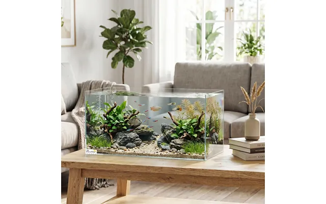 Fish Tank Bare Glass For Diy Glass Aquarium With Protective Base Mat 51l Transparent For Fish Shrimps