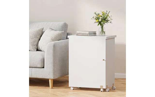 Folding Sewing Table - Drop Leaf Craft Table With Storage Bins