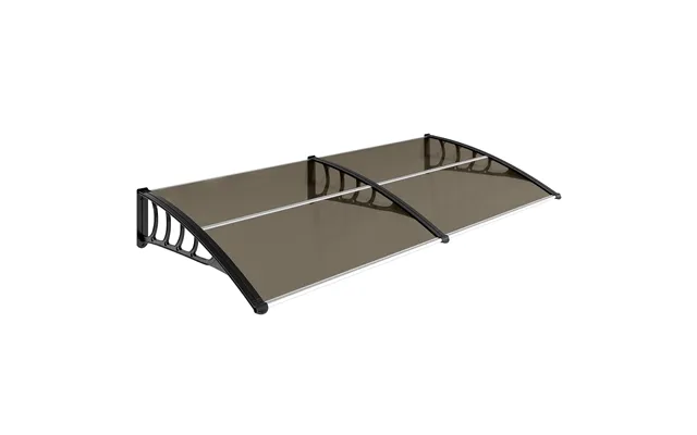 Front Door Canopy, Outdoor Awning, Rain Shelter, 200 X 96cm - Brown product image