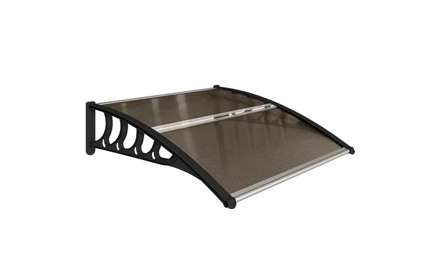 Front Door Canopy, Outdoor Awning, Rain Shelter For Window, Porch And Front Back Door, Black 103 X 96 product image