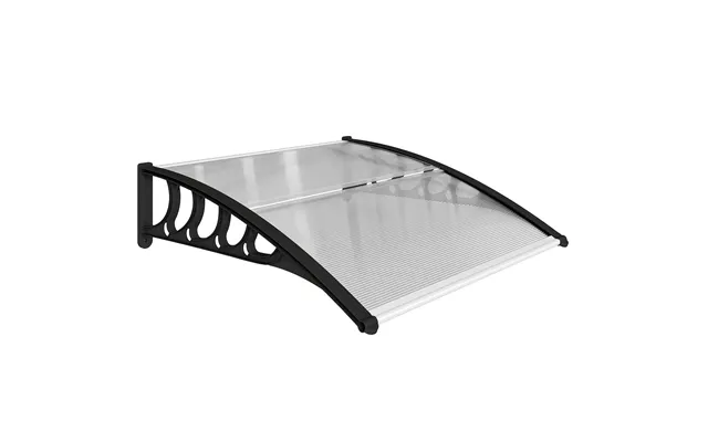 Front Door Canopy, Outdoor Awning, Rain Shelter For Window, Porch And Front Back Door, Clear 103 X 96 product image