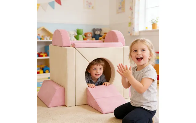 Kids Play Sofa - 12 Pieces Foam Modular Soft Play Set For Playroom