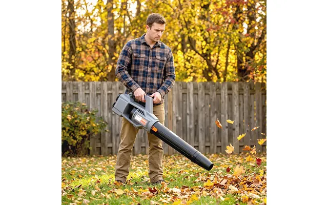 Leaf Blower Cordless With 2 X 4000mah Batteries & Charger - 36v Lightweight Garden Blower With 1000w Brushless Motor