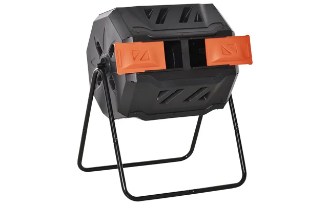 Mcl 160l 360 Rotating Dual Chamber Composter - Orange