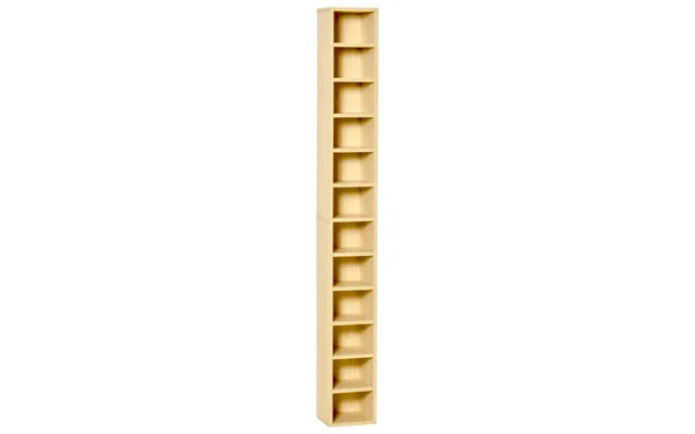Mcl 204 Cd Tall Narrow Media Storage Tower - Oak Tone