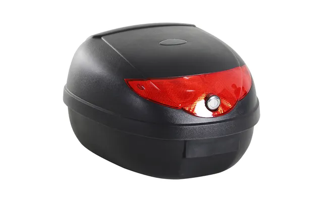 Mcl 24l Motorcycle Trunk Hard Tail Bike Top Box Rack Mount Luggage Helmet Storage Carrier Case Universal Scooter W Keys 